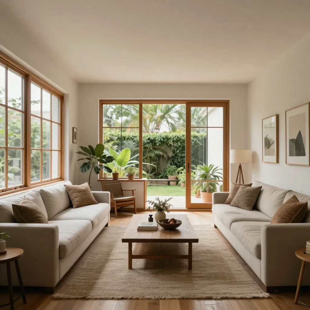 Breathable materials and natural textures in home design