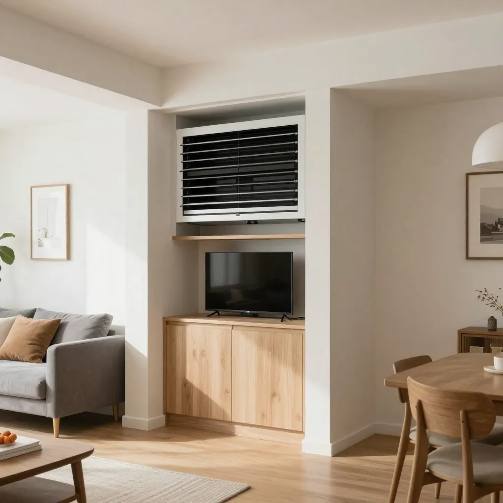 Strategic window placement showing effective airflow design